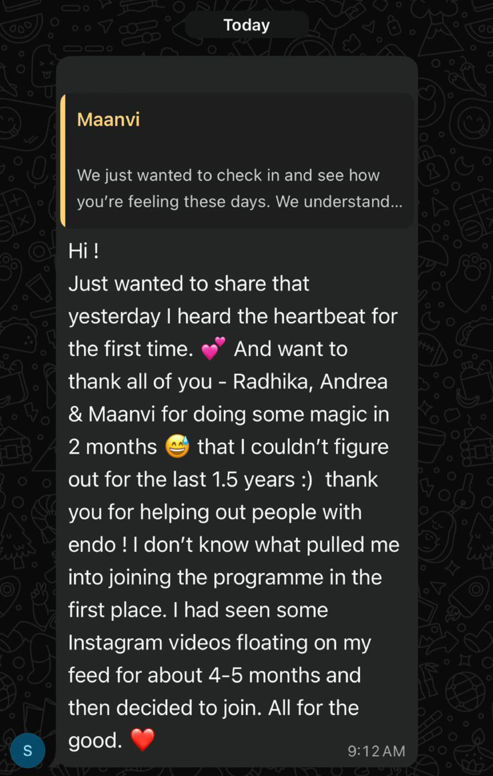 Client message 1
