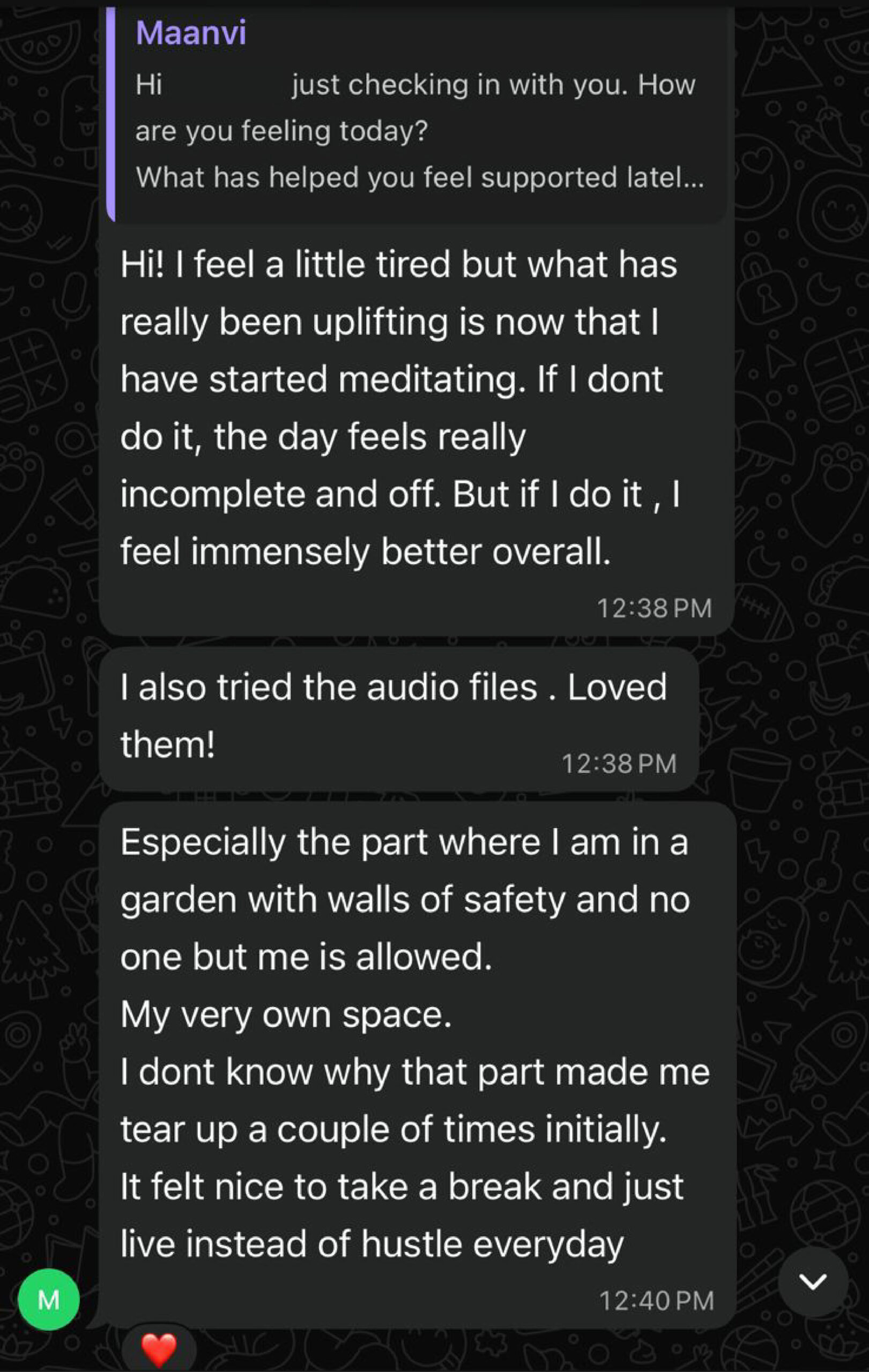 Client message 12