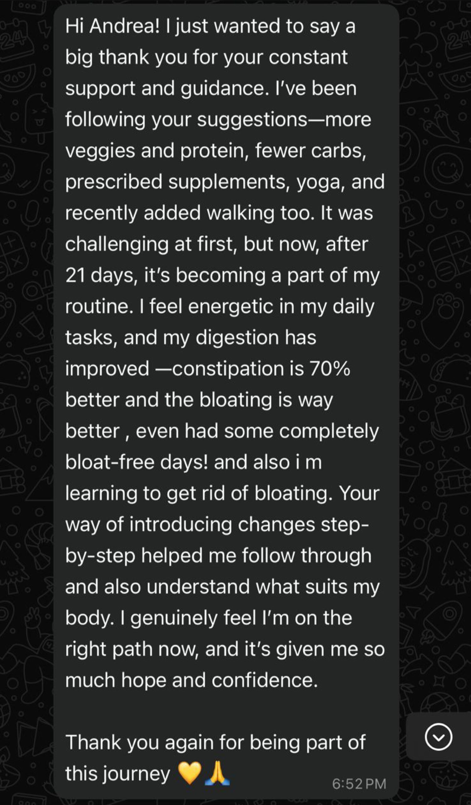 Client message 20